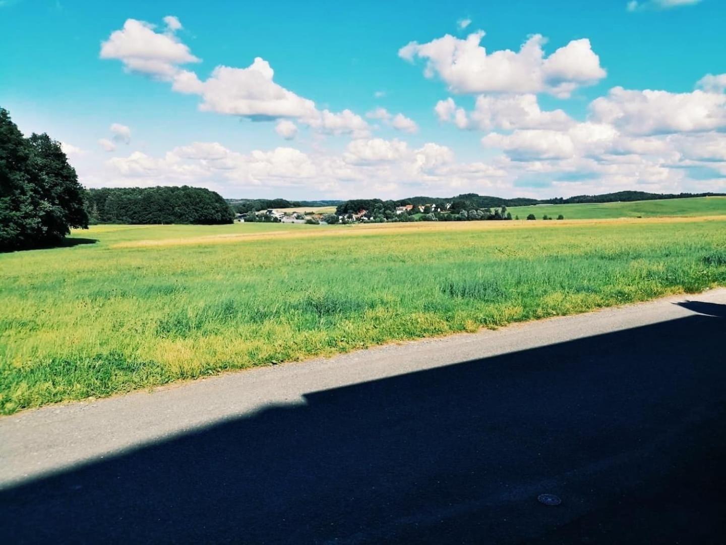 Appartamento 76 Qm Whg Im Eg Haus-Wohlfuehloase Vor Der Haustuer Gladenbach Esterno foto